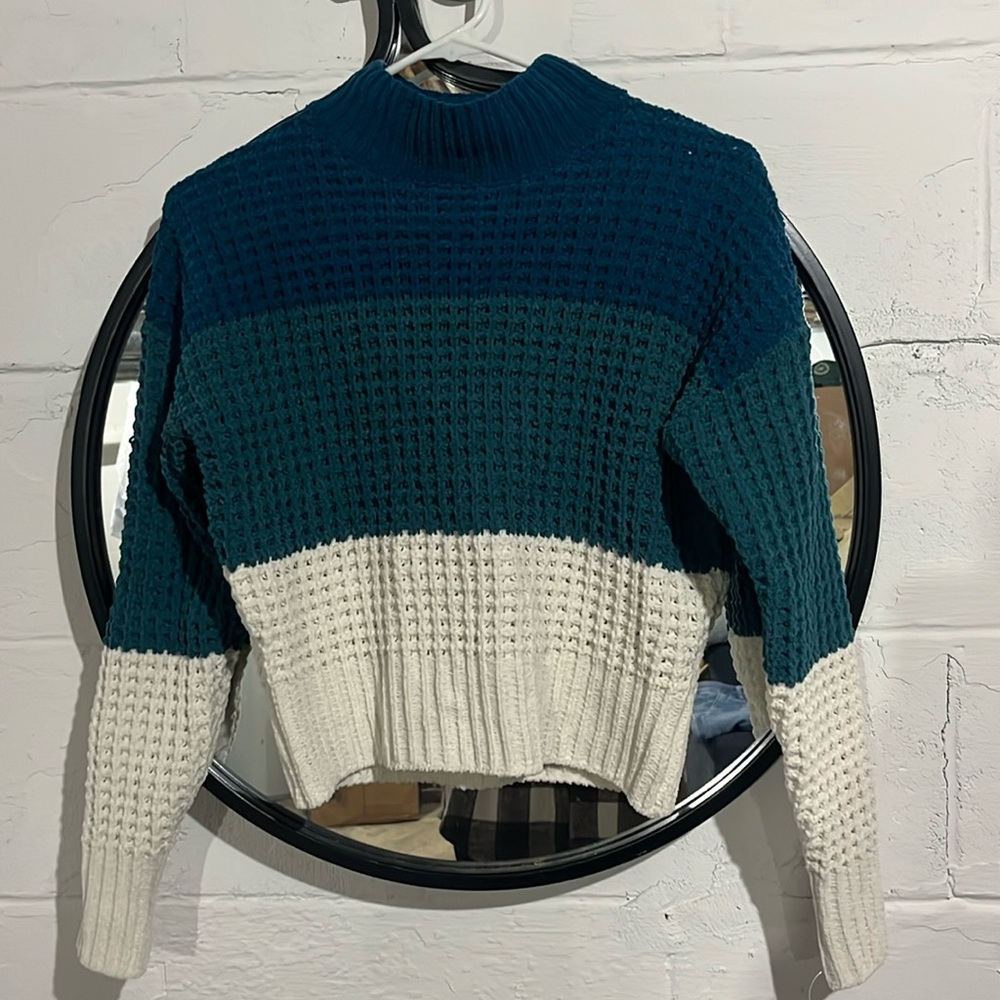 Gypsy cloud color block sweater